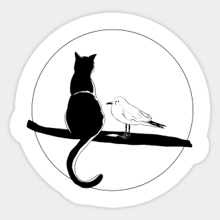 The Story of A Seagull and The Cat Who Taught Her To Fly Sticker